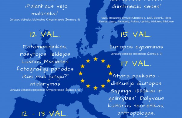 Jonavos viešoji biblioteka gegužės mėnesį kviečia 