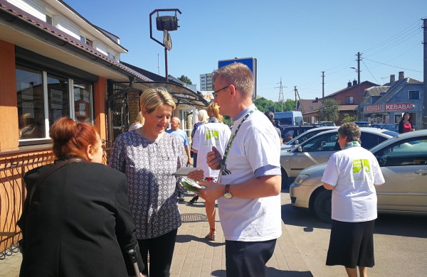 VMI ir "Sodra" specialistai Jonavos turgavietėse sukėlė sąmyšį