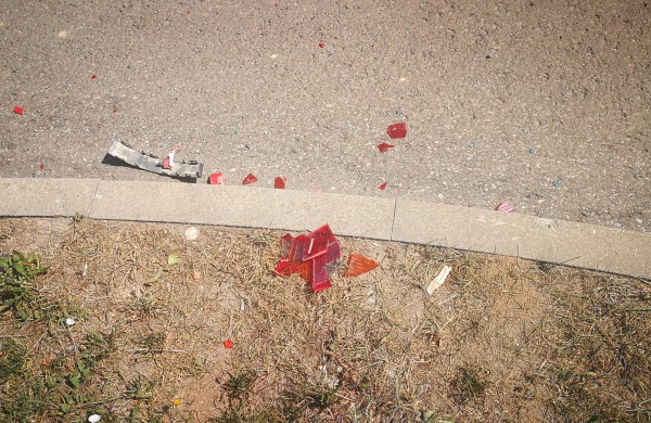 Avarija P.Vaičiūno gatvėje dėl apmaudžios klaidos