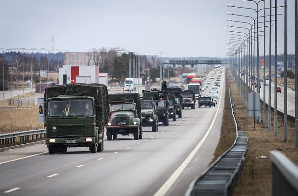 Pagrindinės JAV karinės kolonos netrukus įvažiuos į Lietuvos teritoriją