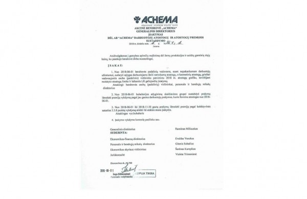 AB „Achema” vadovai pažeidė kolektyvinę sutartį su darbuotojais - planuojami piketai, mitingai