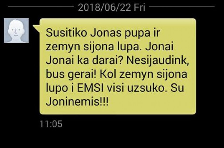 Lygių galimybių kontrolieriaus tarnyba atliks EMSI atvejo tyrimą