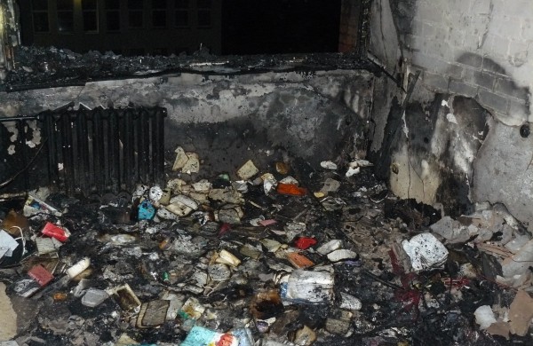 Sekmadienį sudegė sodo namelis ir išdegė butas 