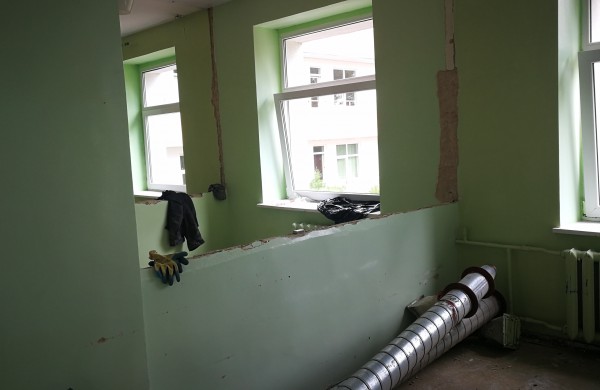 Jau pradėti Vaikų ligų skyriaus remonto darbai