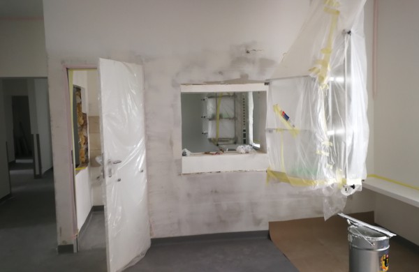 Jau pradėti Vaikų ligų skyriaus remonto darbai