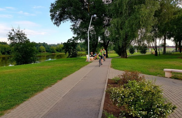 Pirmasis šio sezono patruliavimas ant dviračių 