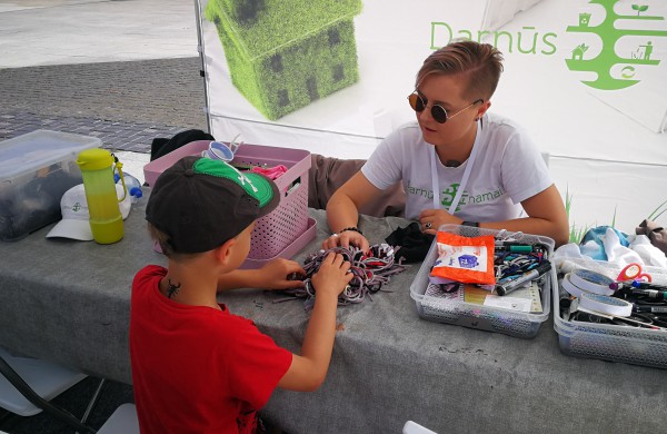 Namas ant ratų jonaviškius mokė tausoti aplinką