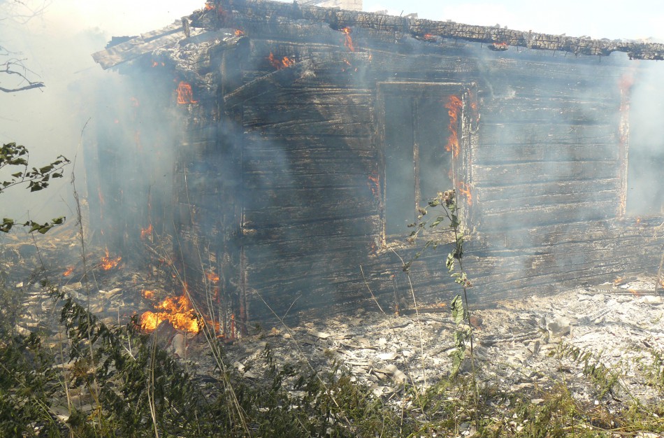 Žeimių seniūnijoje degė negyvenama sodyba