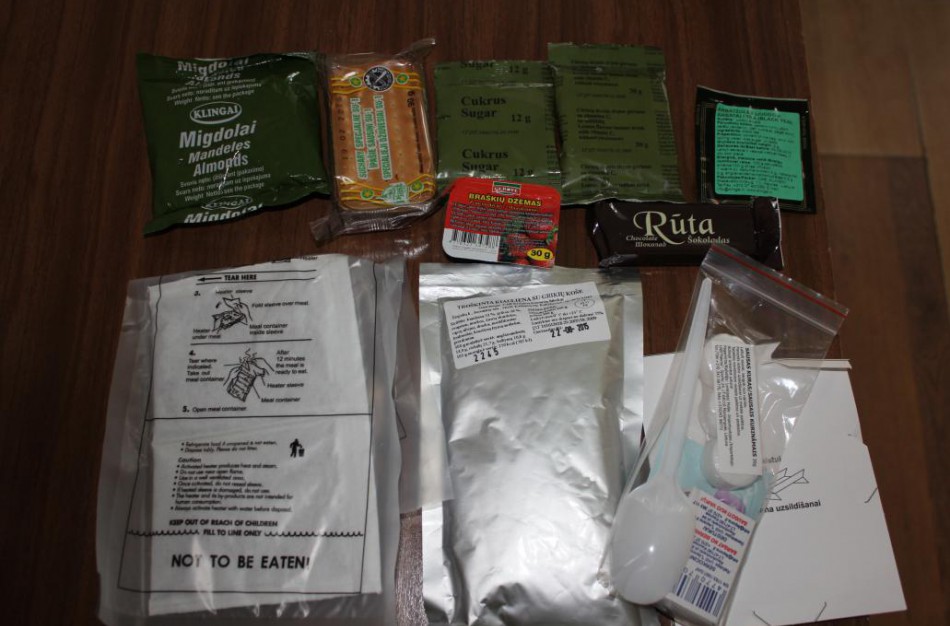 Kuo skiriasi lietuvių ir danų karių maisto daviniai?