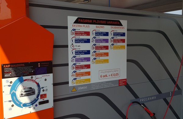 „H2AUTO“ bekontaktė savitarnos plovykla jau atidaryta ir Jonavoje