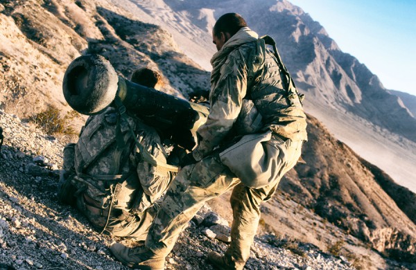 Algirdo bataliono kariai treniruojasi Jungtinėse Amerikos Valstijose