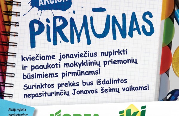Jonaviečius kviečia tradicinė akcija „Būsiu pirmūnas“ 