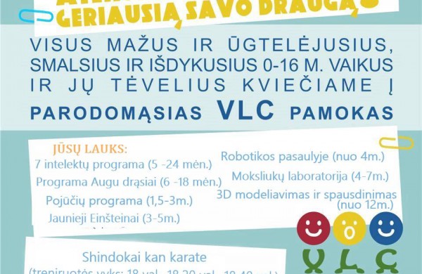 Parodomosios VLC pamokos Joninių slėnyje