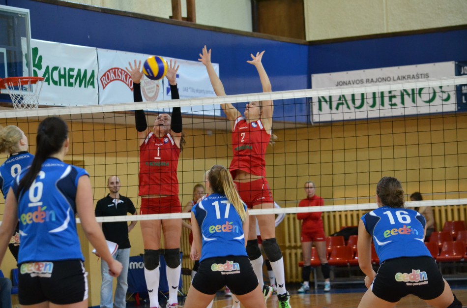 Penkių setų dvikovoje „Achema-KKSC“ pergalė prieš Tartu studentes