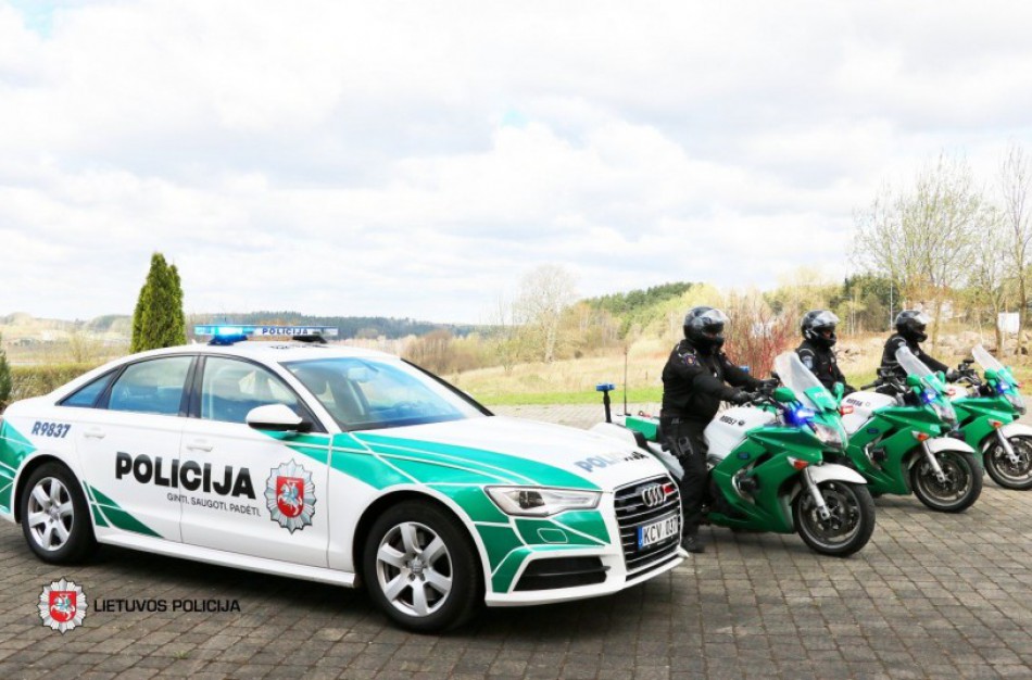 Policija rugsėjo mėnesį stiprins patruliavimą