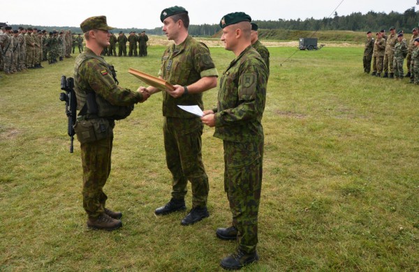 Algirdo bataliono pėstininkų skyrius - stipriausias Sausumos pajėgose