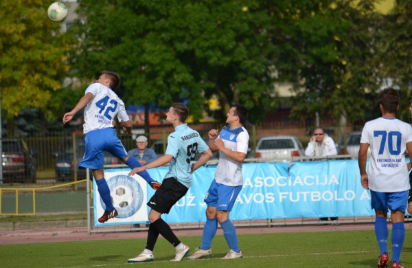 Neišnaudojus daugybės progų - "Lietavos" lygiosios su "Minija"