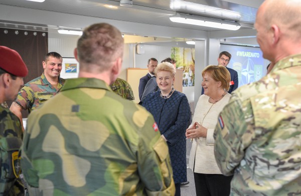 LR Prezidentės ir Vokietijos kanclerės vizitas Rukloje 