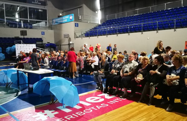 Artėjančios Tarptautinės pagyvenusių žmonių dienos proga surengta šventė „Mūsų metai – mūsų turtas“