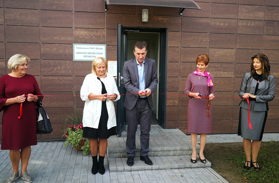 Kulvos seniūnijoje duris atvėrė naujas medicinos punktas