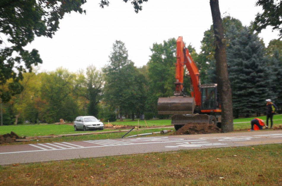 Šiandien jau pradėti Ramybės skvero atnaujinimo darbai 