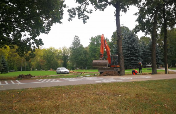 Šiandien jau pradėti Ramybės skvero atnaujinimo darbai 