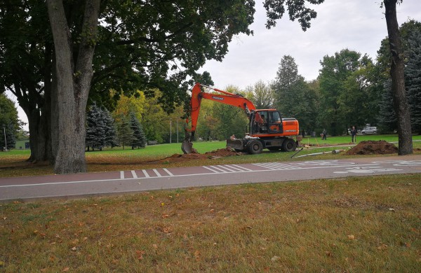 Šiandien jau pradėti Ramybės skvero atnaujinimo darbai 