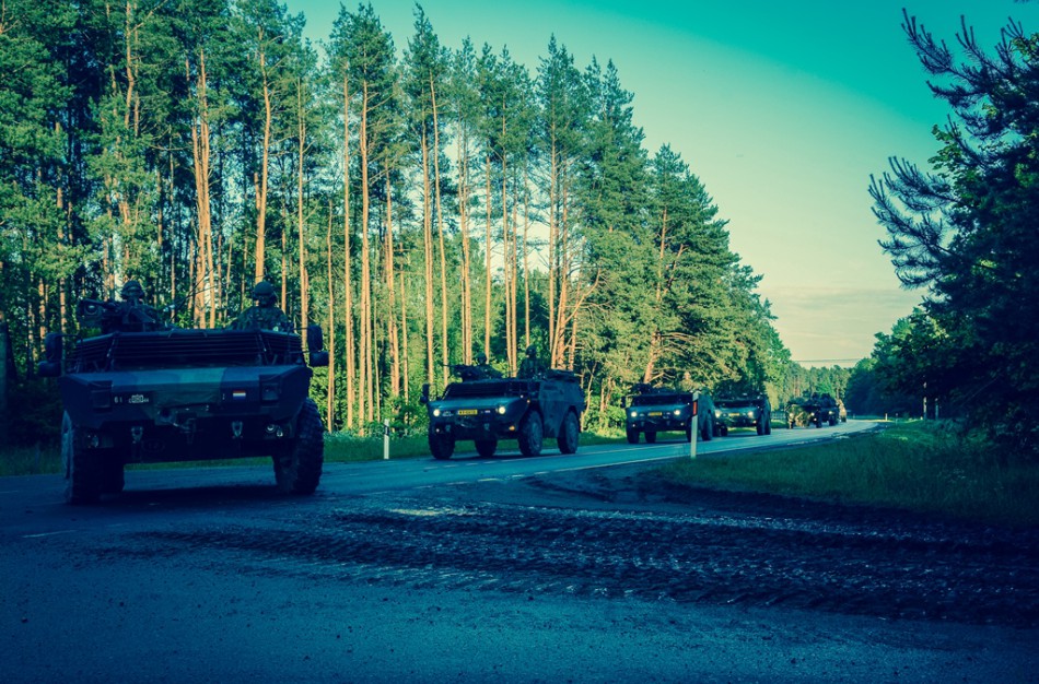 Rukloje dislokuotai NATO priešakinių pajėgų bataliono kovinei grupei buvo pakeltas aukštesnis budrumo lygis