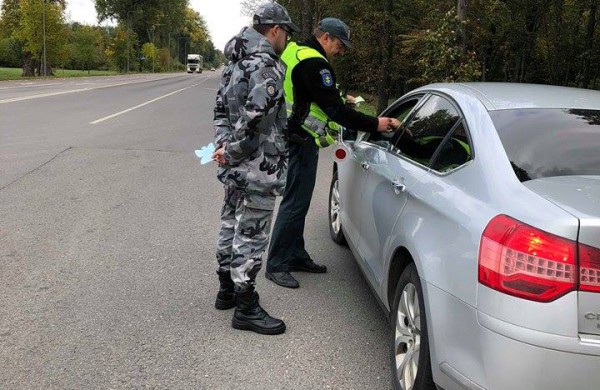 Viešojo saugumo akademijos studentų akcija Jonavoje
