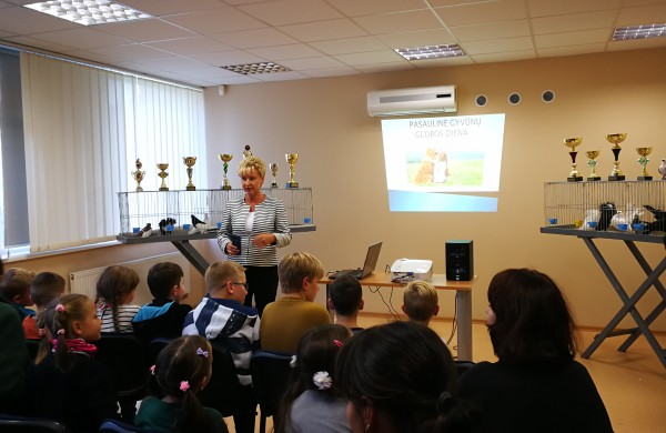 Vaikų rankomis į dangų paleisti pašto karveliai