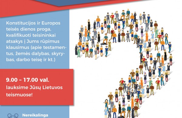 Konstitucijos dieną – nemokama teisinė pagalba Lietuvos teismuose