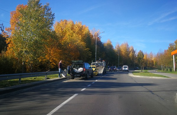 Avarija Vasario 16-osios gatvėje