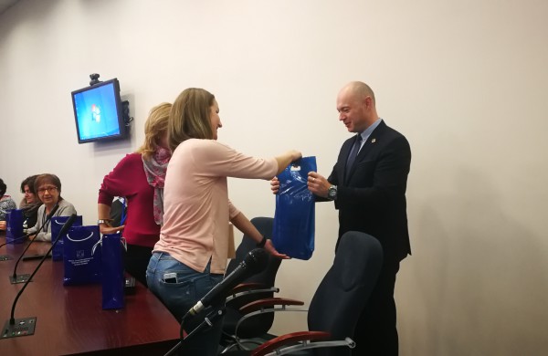 Šiltai sutikti Erasmus+ programos projekto „Take the e+train“  dalyviai 