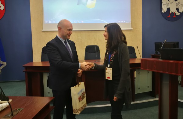 Šiltai sutikti Erasmus+ programos projekto „Take the e+train“  dalyviai 