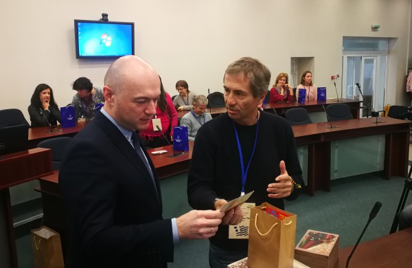 Šiltai sutikti Erasmus+ programos projekto „Take the e+train“  dalyviai 