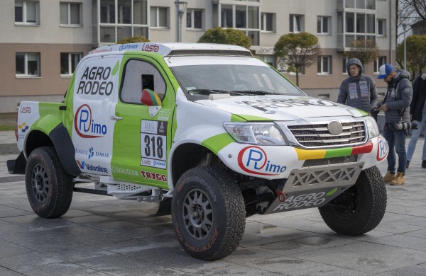Dakaro ralio automobilis iš arti