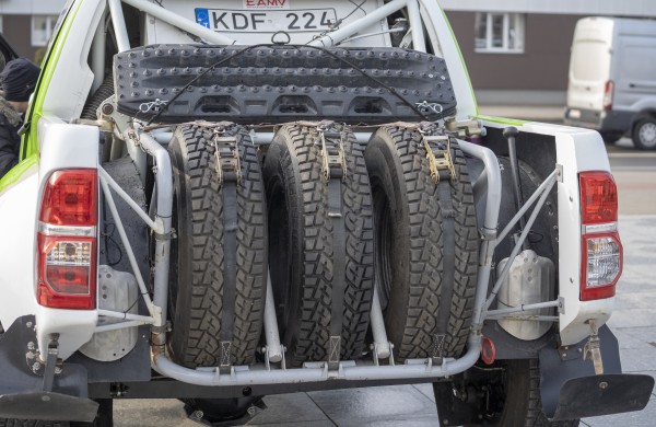 Dakaro ralio automobilis iš arti