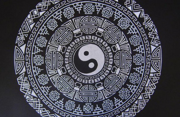 Pirmoji jonavietės piešta mandala gimė “iš lėkštės” (nuotraukų galerija)