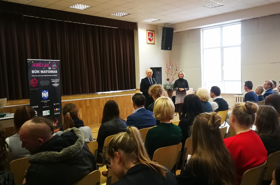 Šiandien startavo akcija „Būk matomas“