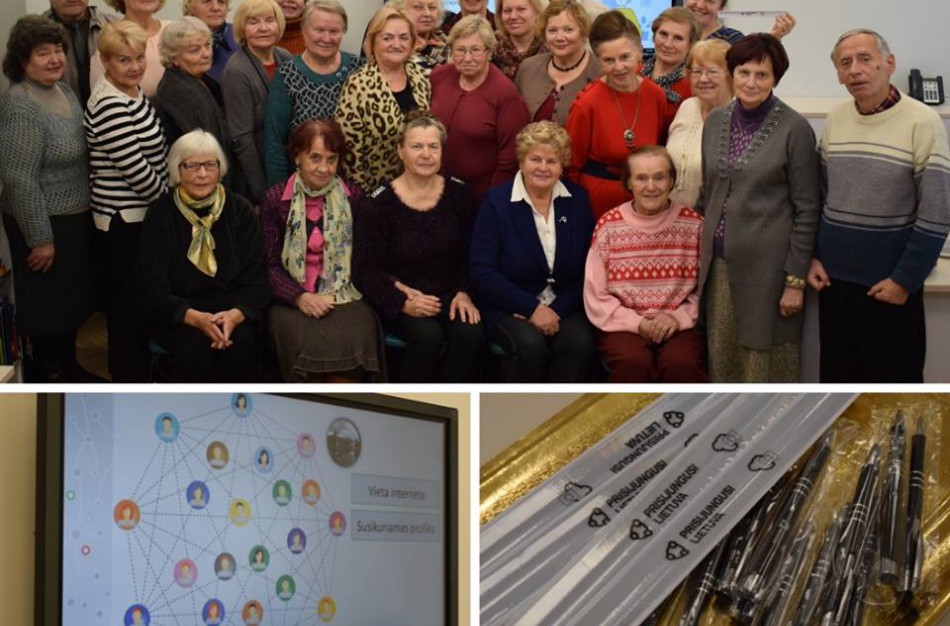 Pirmą kartą surengta akcija „Senjorų dienos internete 2018“