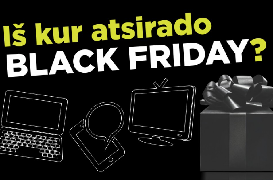 Juodasis penktadienis („Black Friday“) – kas tai ir iš kur atsirado?