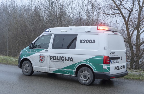 Avarija pavojingoje Panerių gatvės atkarpoje