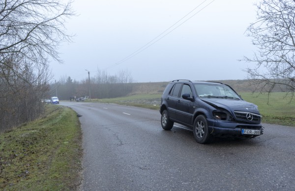 Avarija pavojingoje Panerių gatvės atkarpoje
