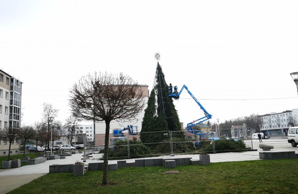 Į dangų stiebiasi pagrindinė miesto puošmena