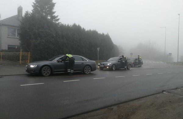 Sekmadienį su Kauno pareigūnais teko pabendrauti keliems šimtams vairuotojų