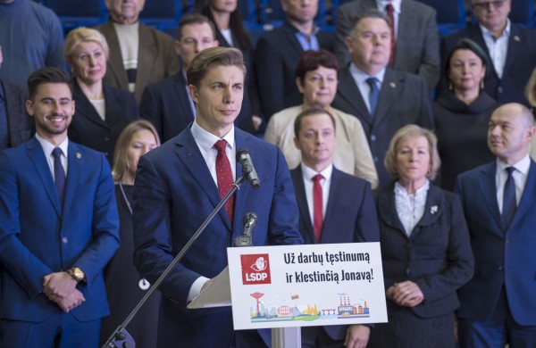 LSDP Jonavos skyrius pirmieji pristato kandidatus ir rinkiminę programą (politinė reklama)