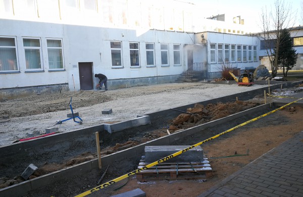 Darbus sutrikdė šiluminės trasos avarija