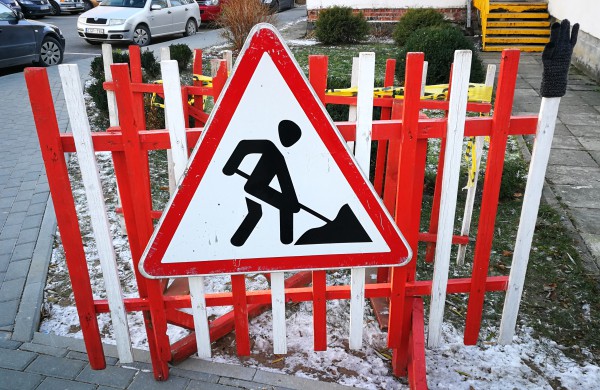 Darbus sutrikdė šiluminės trasos avarija