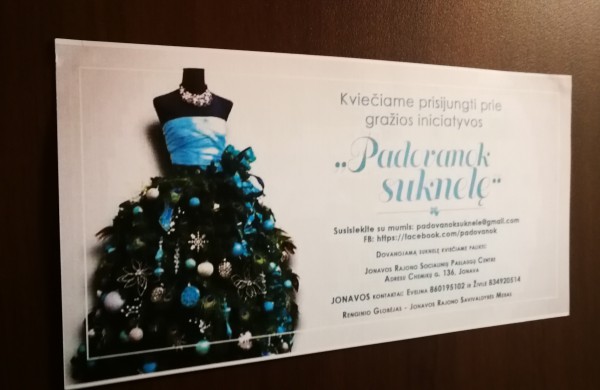 Akcijos „Padovanok suknelę“ kulminacinis renginys