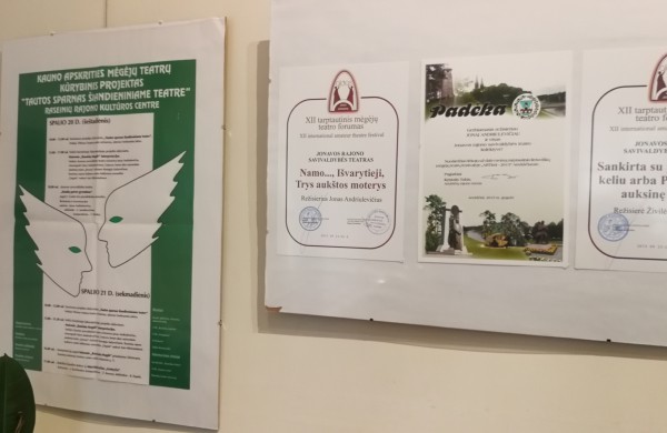 Krašto muziejuje pristatyta buvusio Savivaldybės teatro pasiekimų paroda